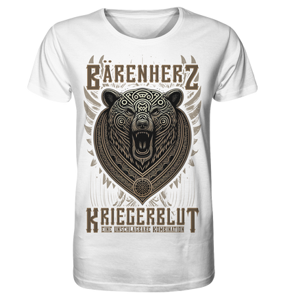 Bärenherz Kriegerblut - Organic Basic Shirt