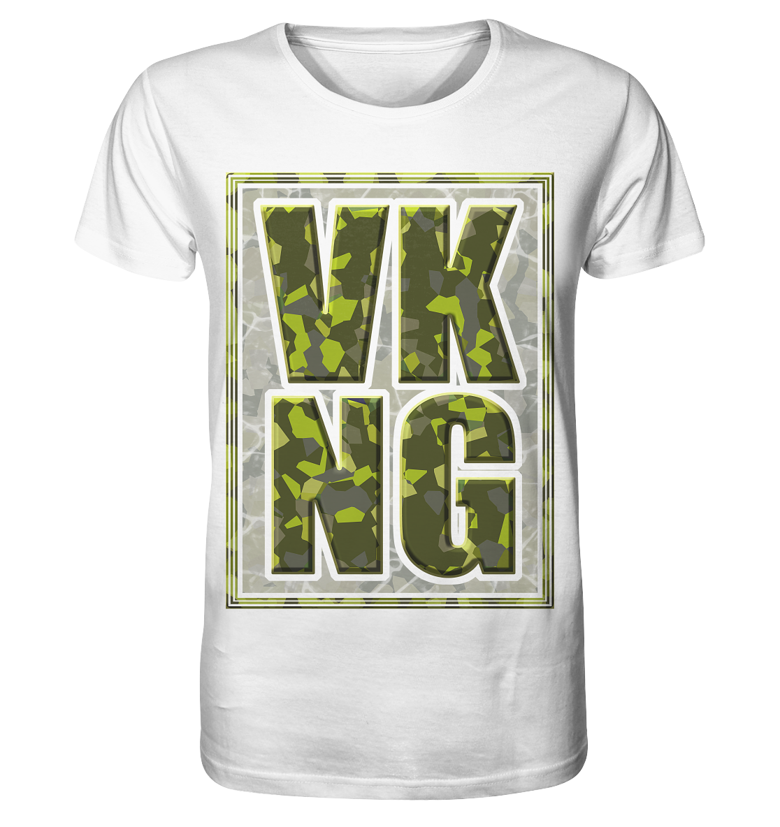 Wikinger Camouflage - Organic Basic Shirt