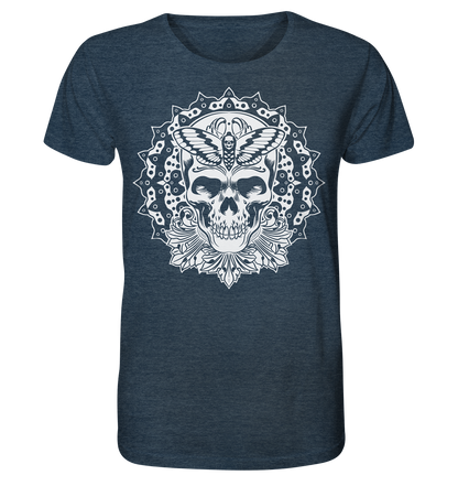 Skull Schädel - Organic Shirt (meliert)