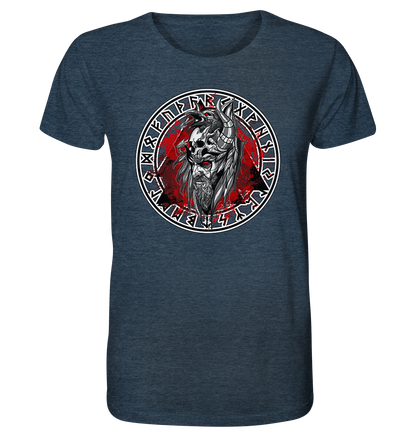 Odin Rabe Valknut - Organic Shirt (meliert)