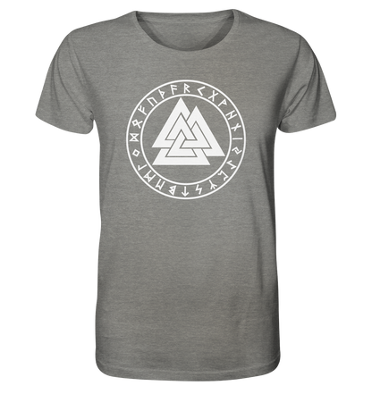 Wikinger Valknut - Organic Shirt (meliert)