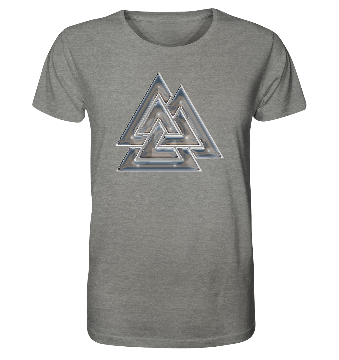 Valknut - Organic Shirt (meliert)