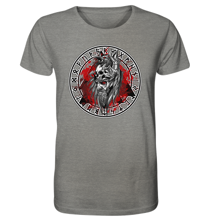 Odin Rabe Valknut - Organic Shirt (meliert)