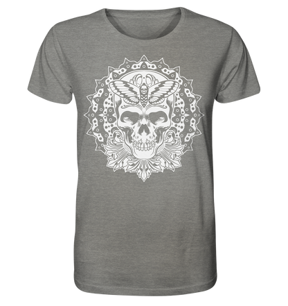 Skull Schädel - Organic Shirt (meliert)