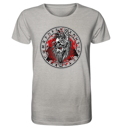 Odin Rabe Valknut - Organic Shirt (meliert)