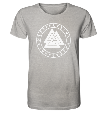 Wikinger Valknut - Organic Shirt (meliert)