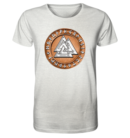 Wikinger Valknut - Organic Shirt (meliert)