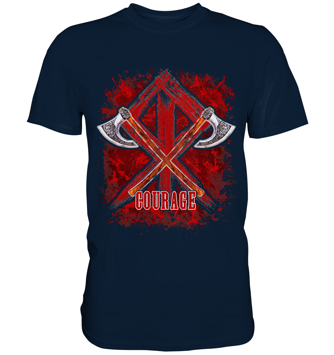 Wikinger Courage - Premium Shirt