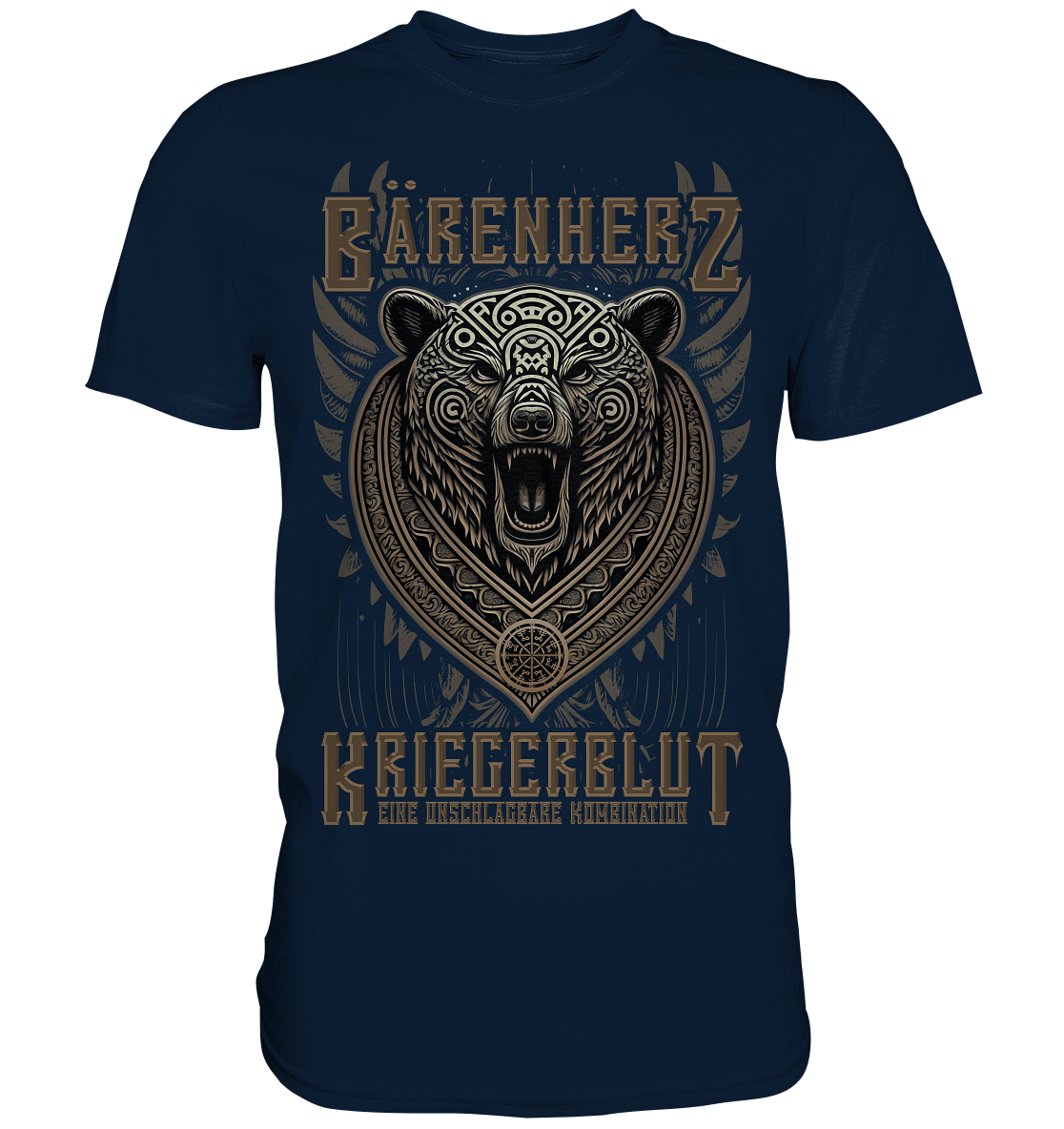 Bärenherz Kriegerblut - Premium Shirt