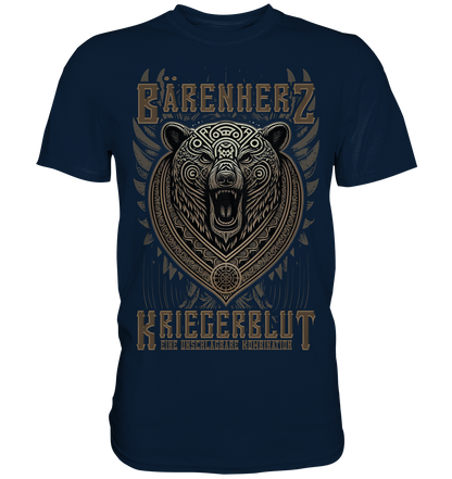 Bärenherz Kriegerblut - Premium Shirt