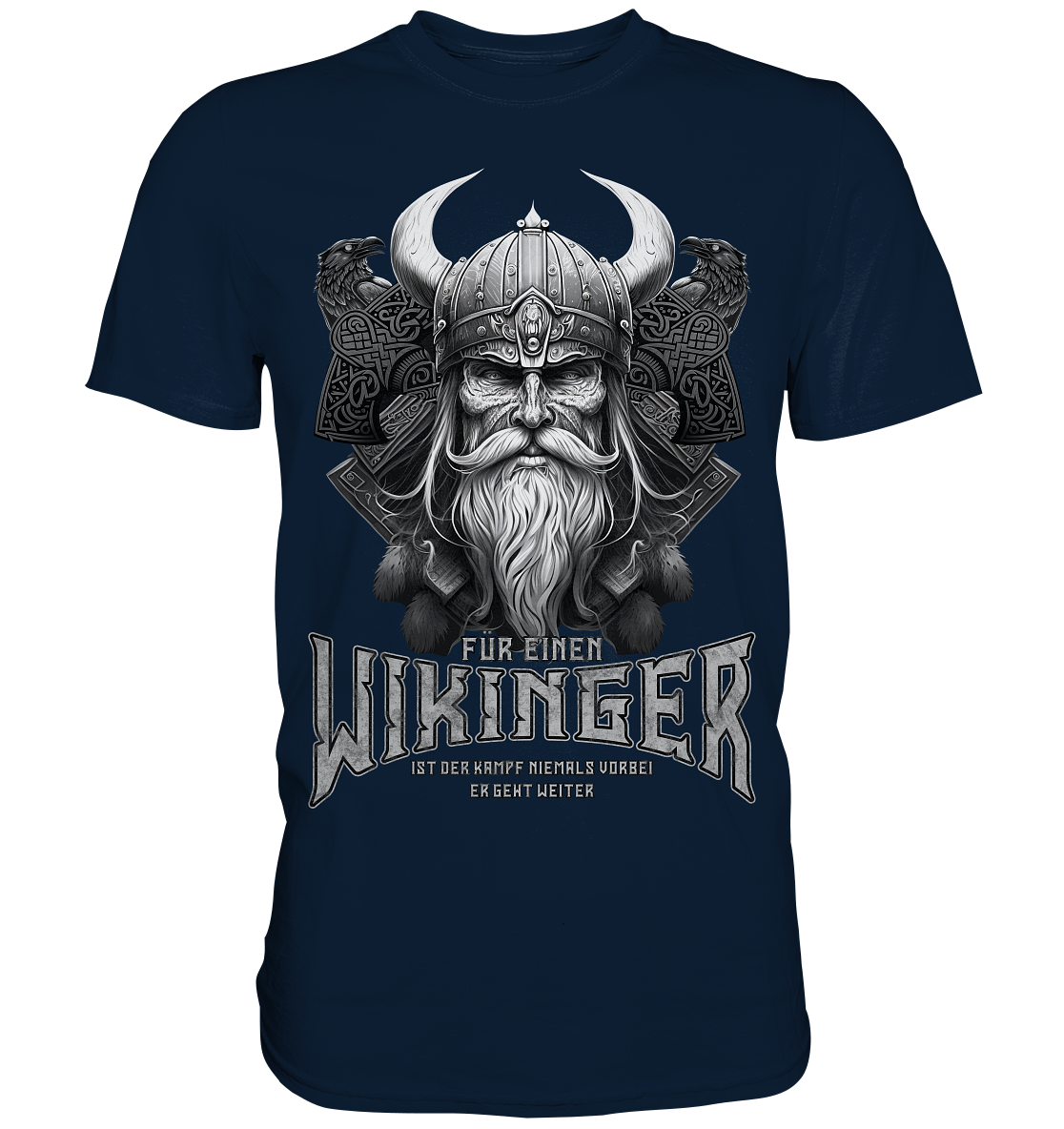 Wikinger Rabe  - Premium Shirt