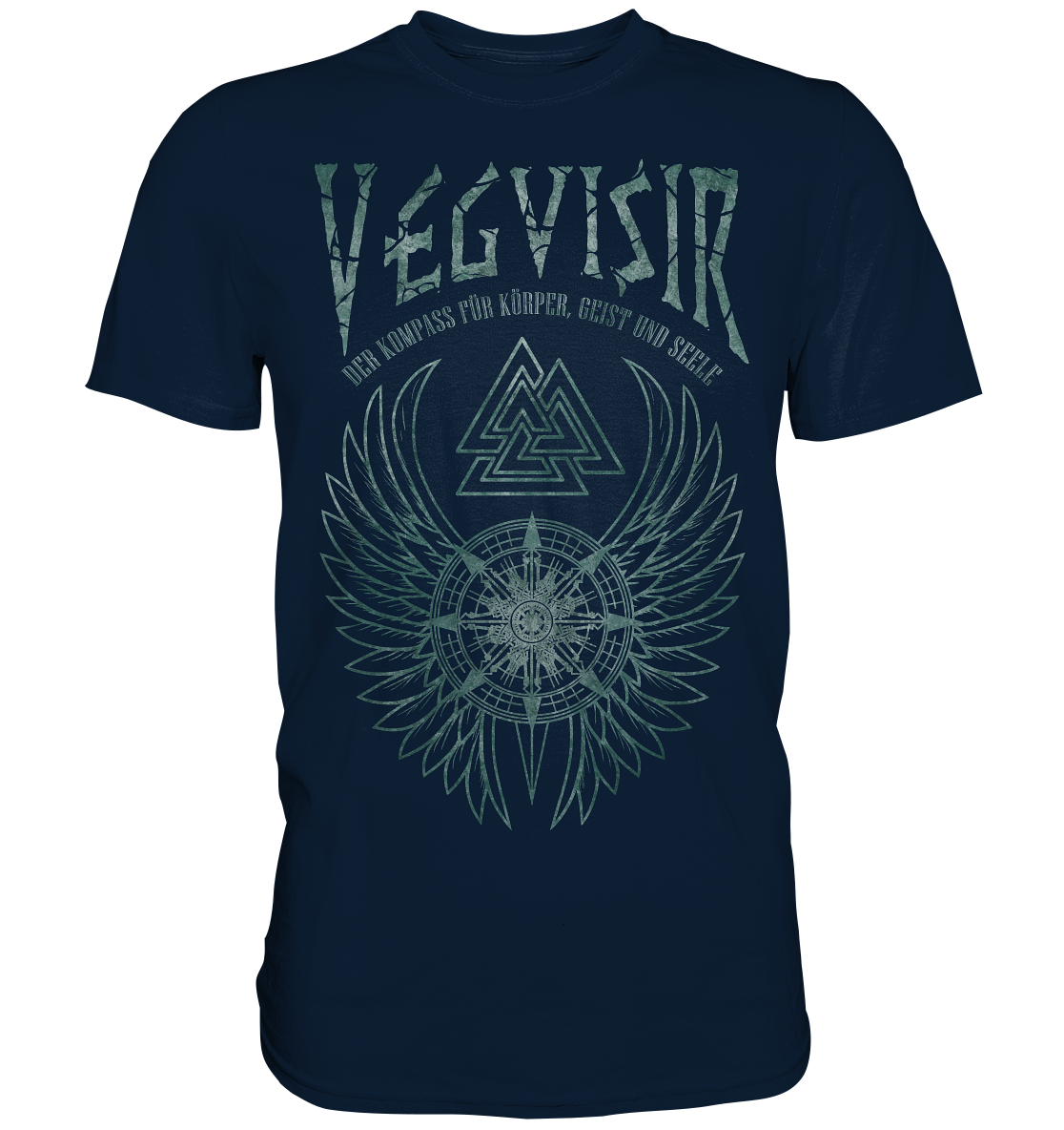 Vegvisir Der Kompass Für Körper, Geist und Seele - Premium Shirt