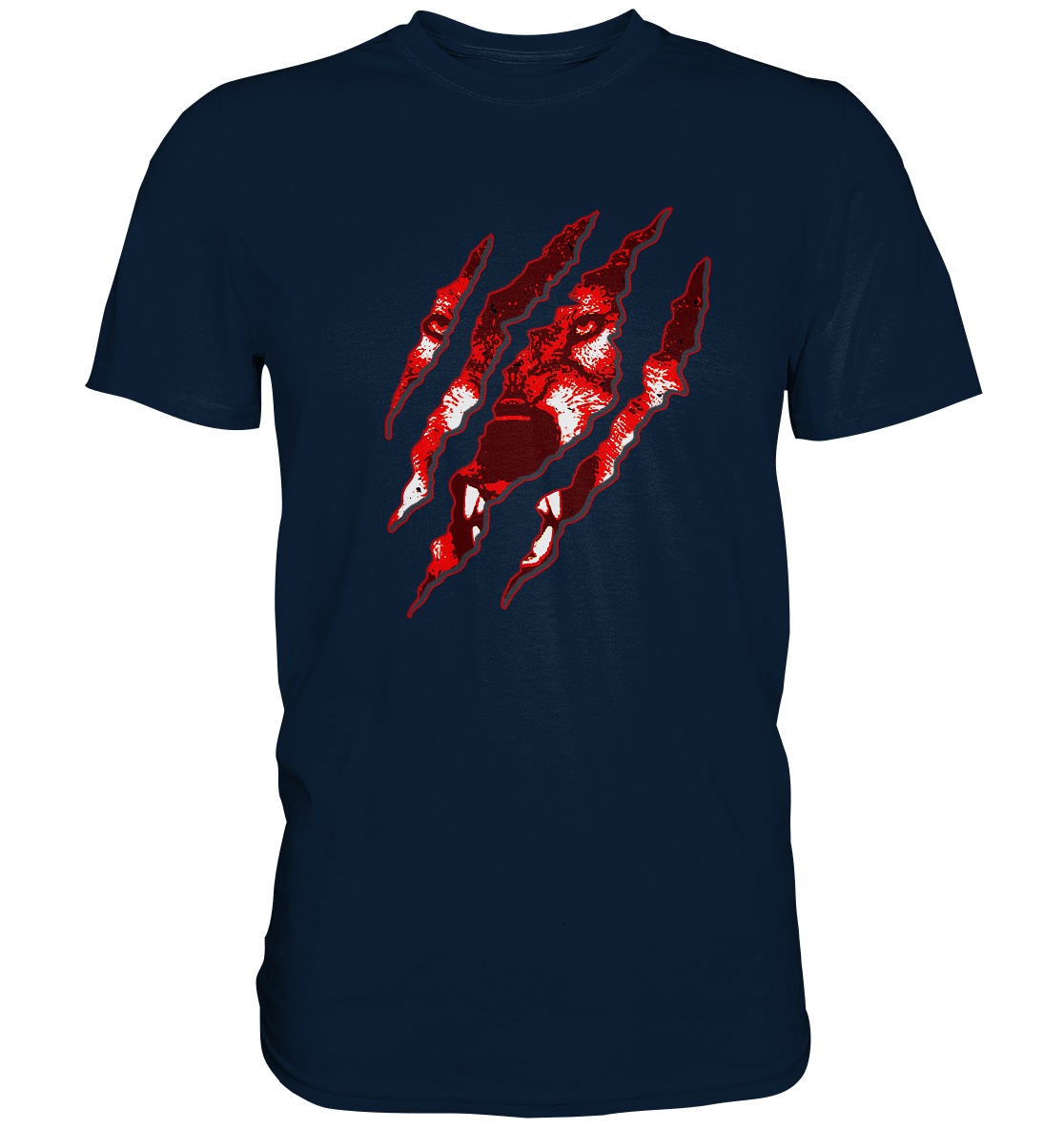 Fenrir Wolf Zerrissen - Premium Shirt