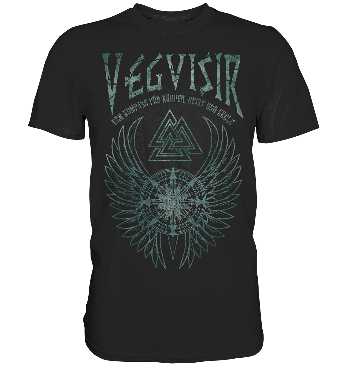 Vegvisir Der Kompass Für Körper, Geist und Seele - Premium Shirt