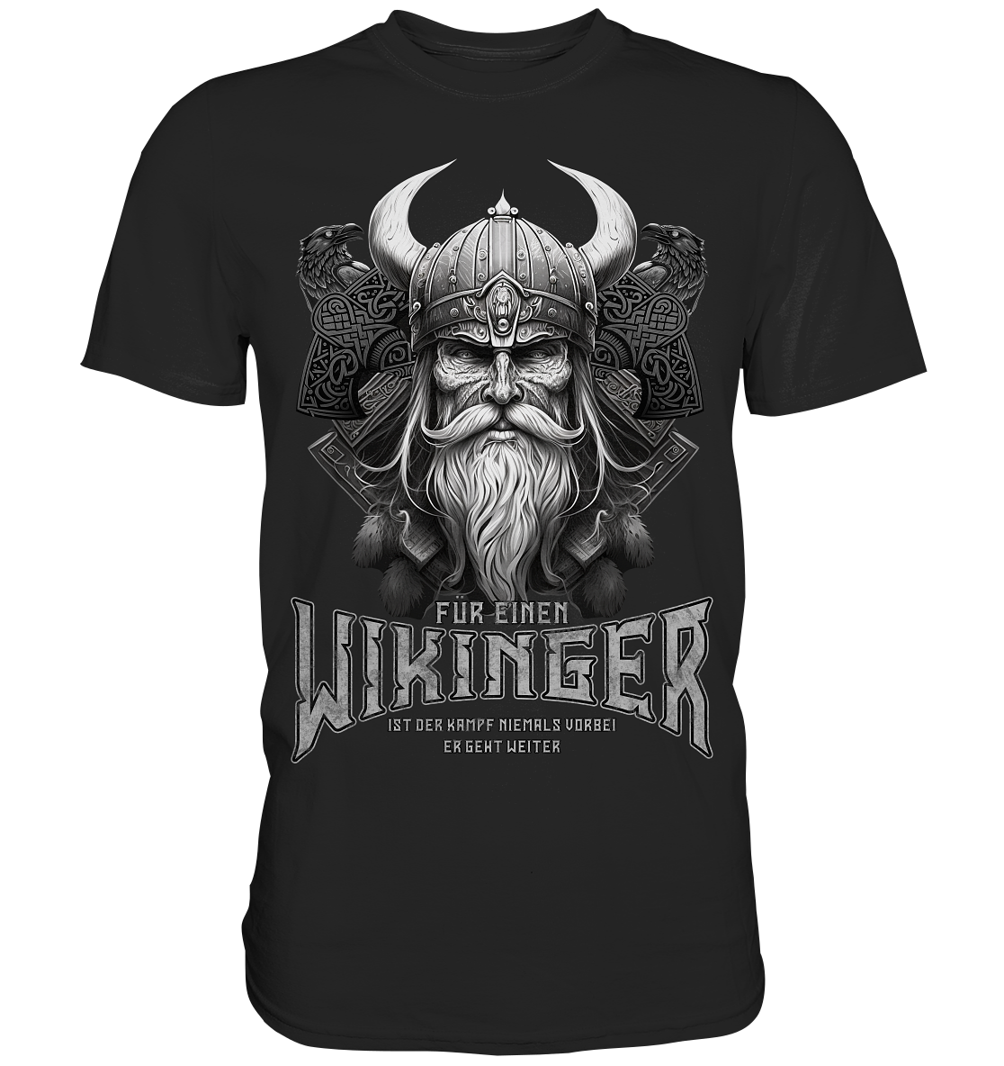 Wikinger Rabe  - Premium Shirt