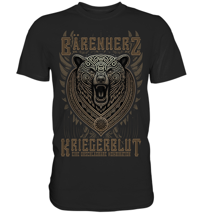 Bärenherz Kriegerblut - Premium Shirt