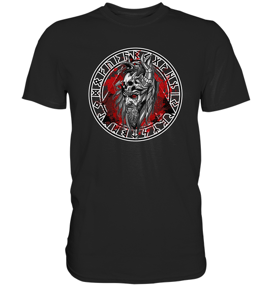 Odin Rabe Valknut - Premium Shirt