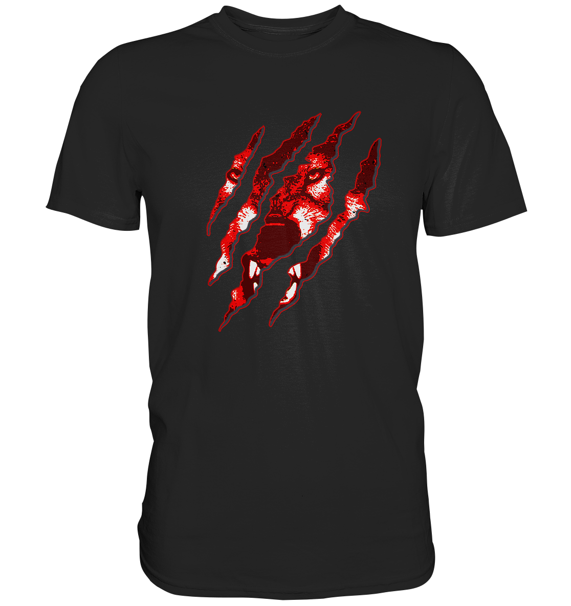 Fenrir Wolf Zerrissen - Premium Shirt