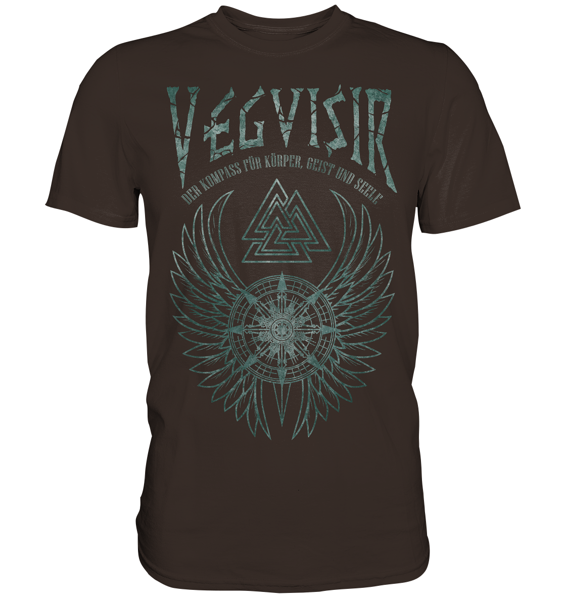 Vegvisir Der Kompass Für Körper, Geist und Seele - Premium Shirt