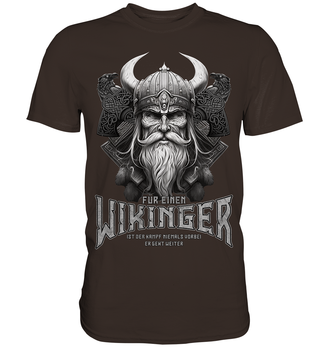 Wikinger Rabe  - Premium Shirt