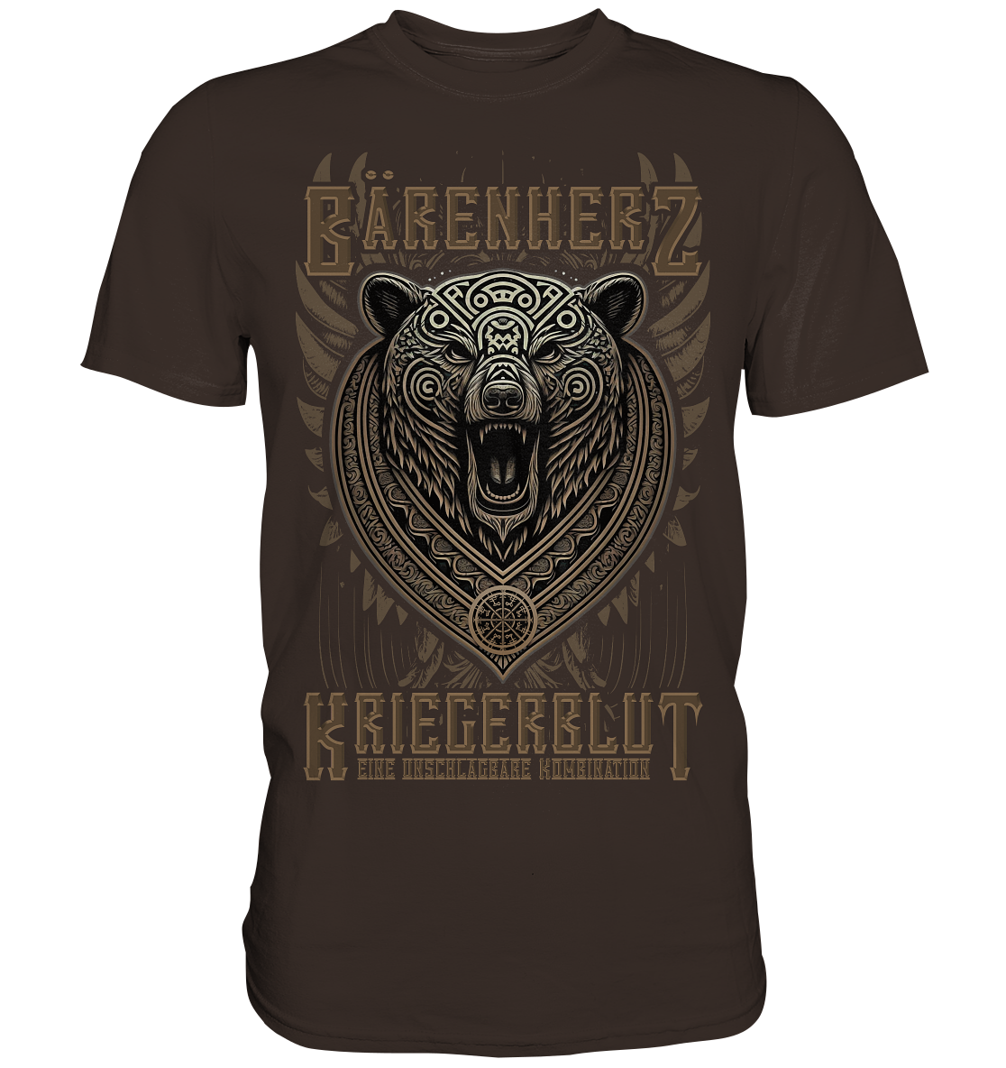 Bärenherz Kriegerblut - Premium Shirt