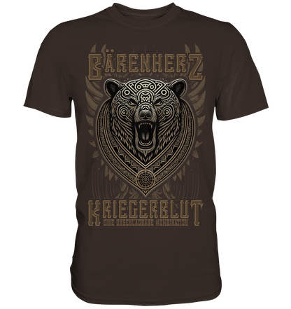 Bärenherz Kriegerblut - Premium Shirt