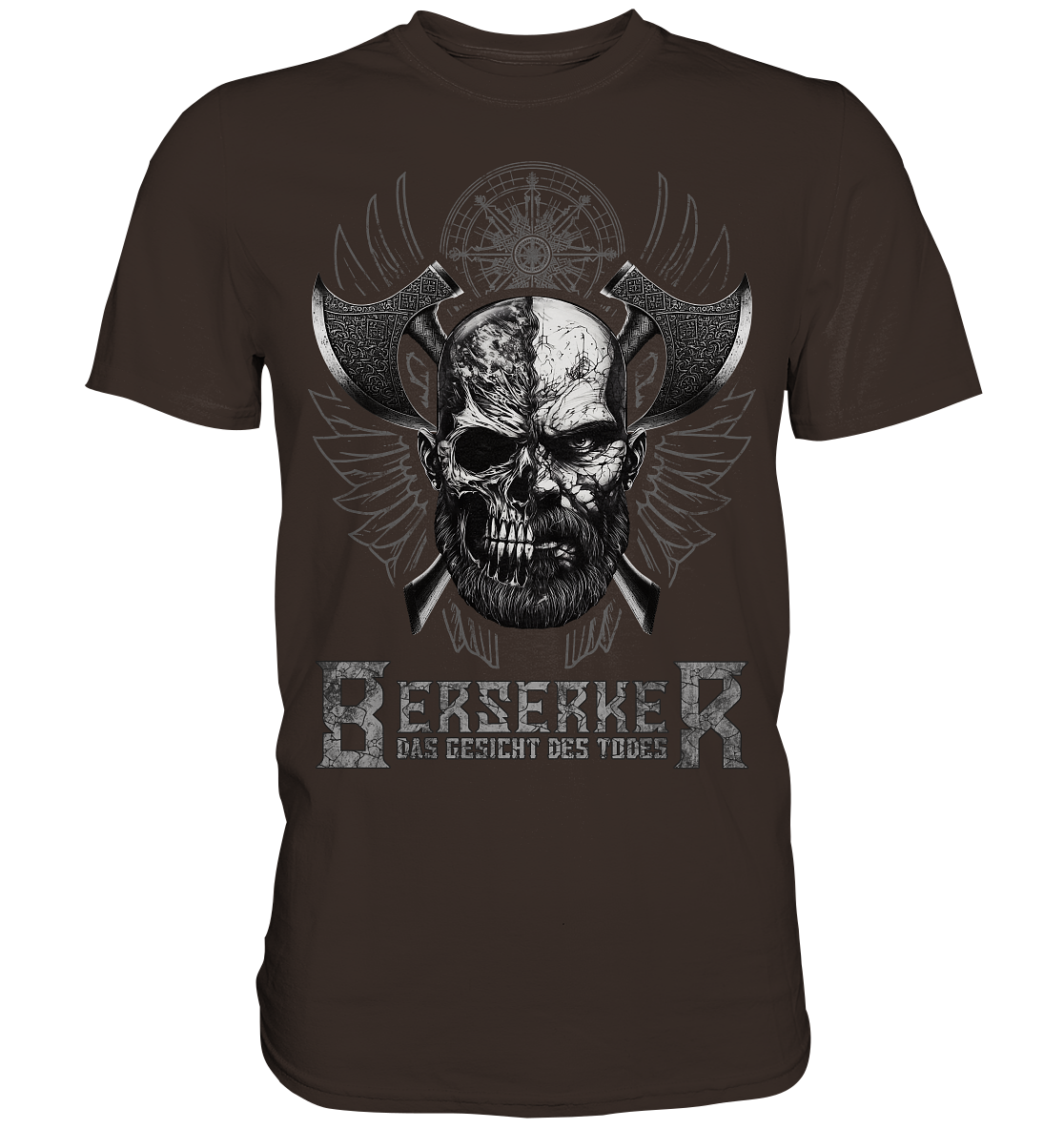 Berserker Gesicht Des Todes  - Premium Shirt