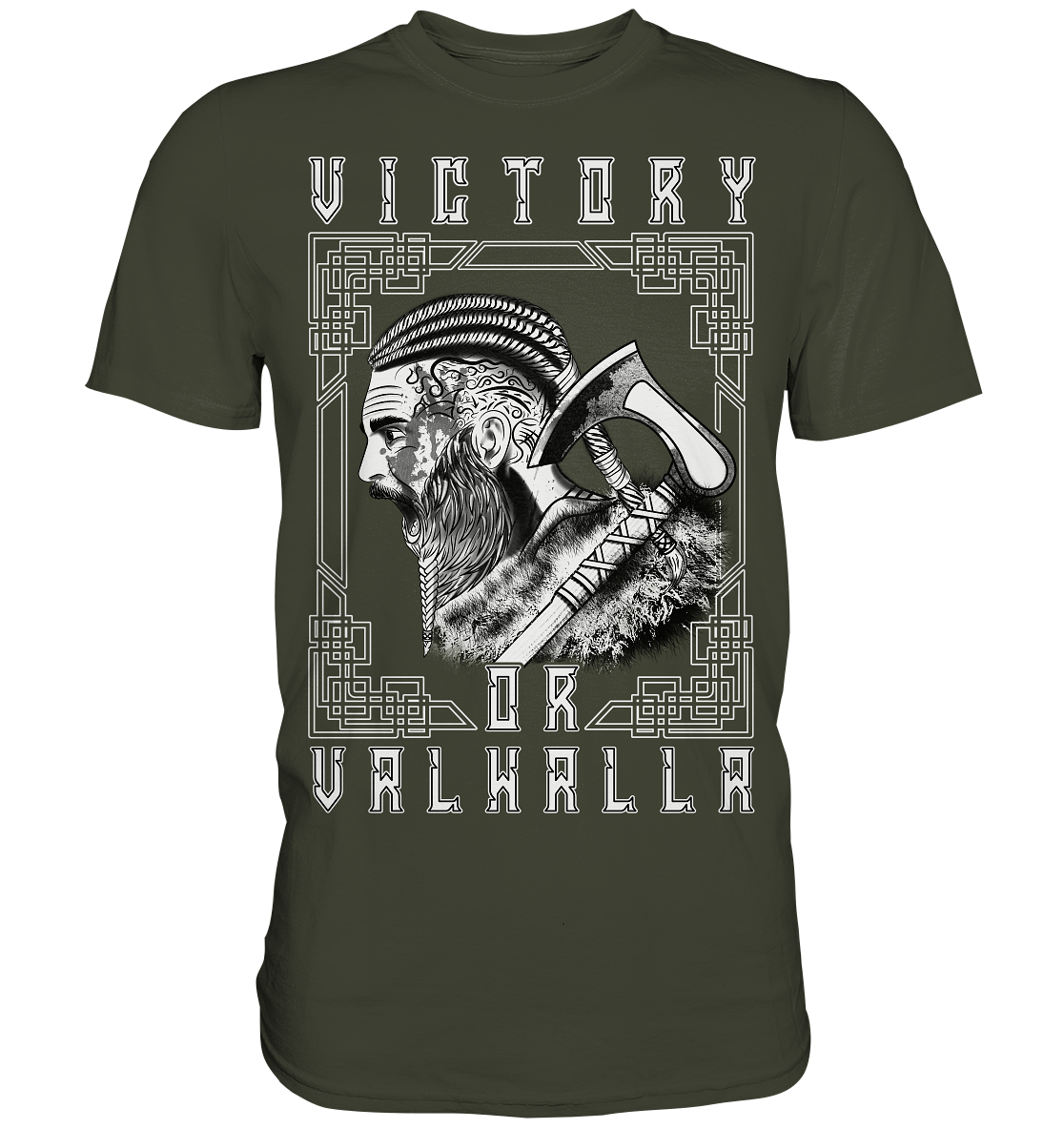 Wikinger Victory or Valhalla - Premium Shirt