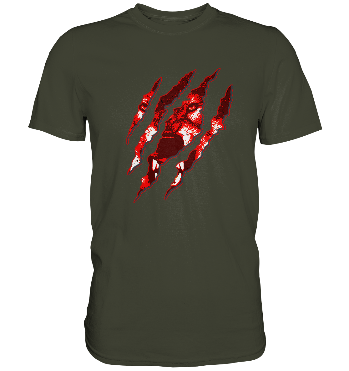 Fenrir Wolf Zerrissen - Premium Shirt