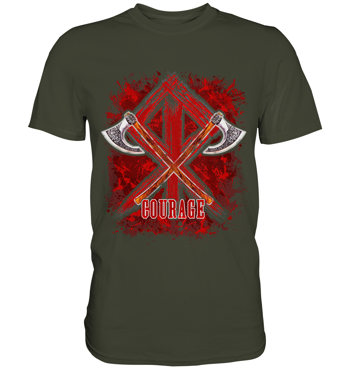 Wikinger Courage - Premium Shirt