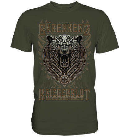 Bärenherz Kriegerblut - Premium Shirt