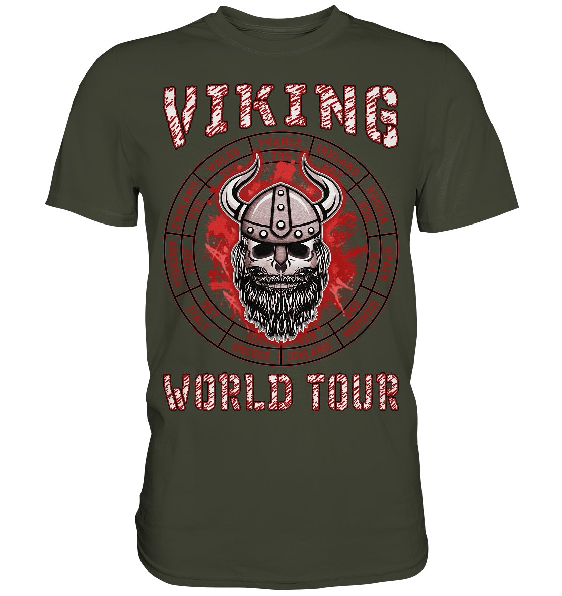 Wikinger-Welttournee - Premium Shirt