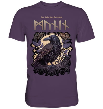 Munin Der Rabe Des Denkes - Premium Shirt