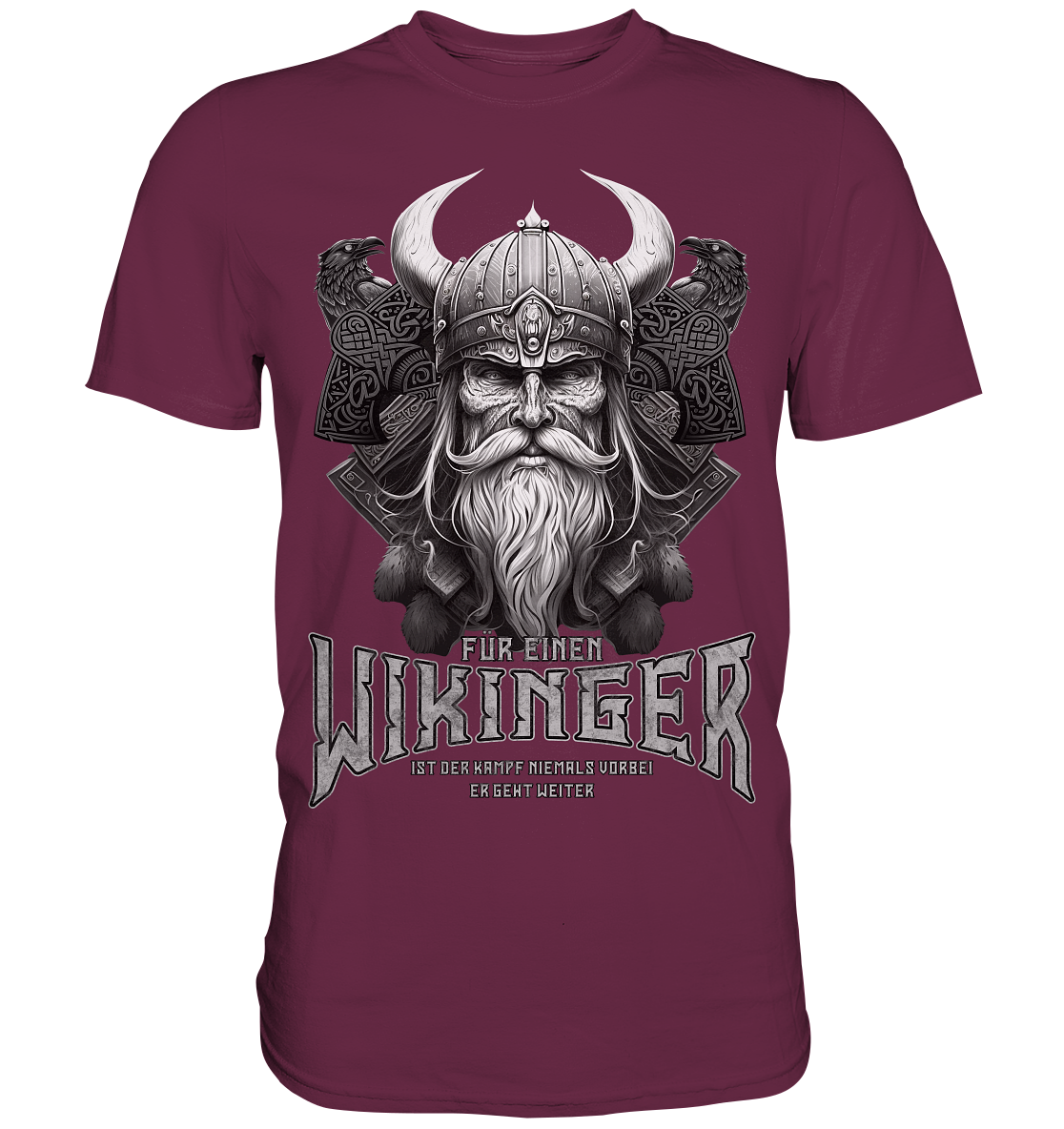 Wikinger Rabe  - Premium Shirt