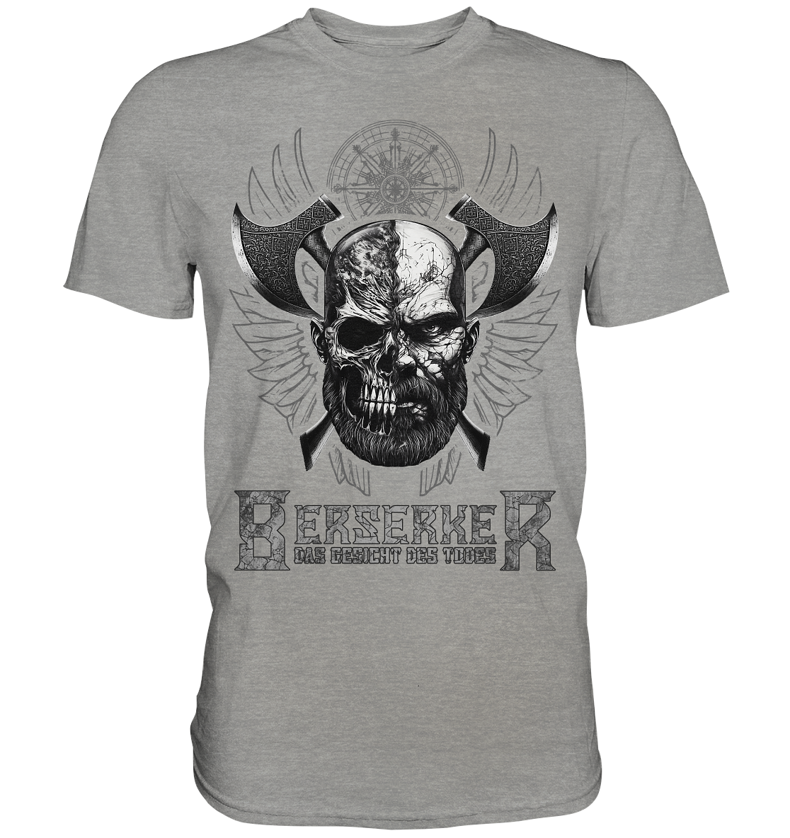 Berserker Gesicht Des Todes  - Premium Shirt