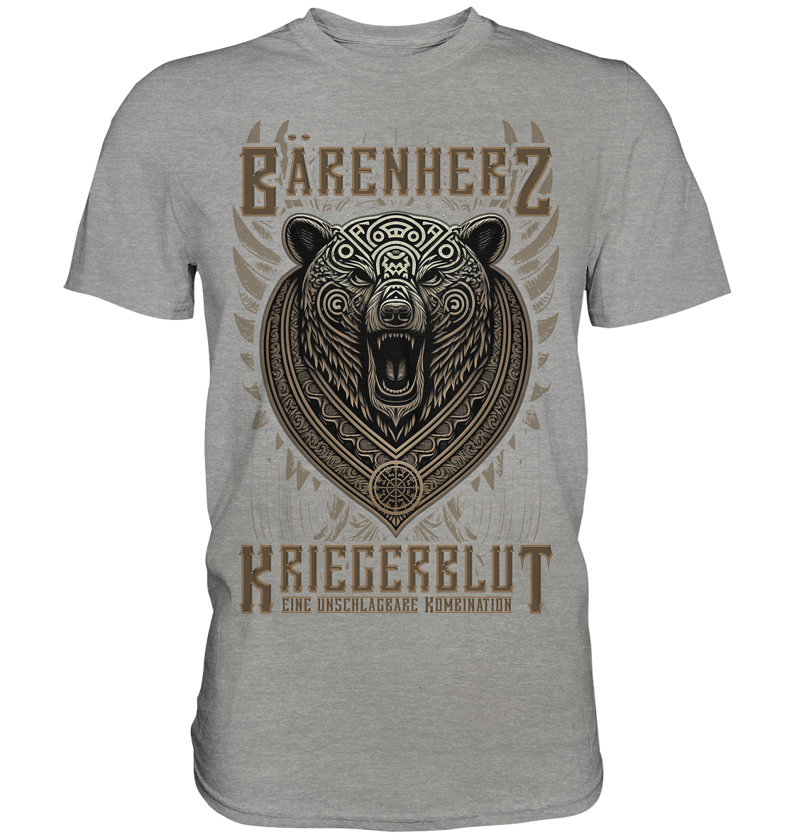 Bärenherz Kriegerblut - Premium Shirt