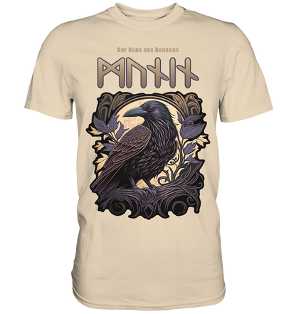 Munin Der Rabe Des Denkes - Premium Shirt