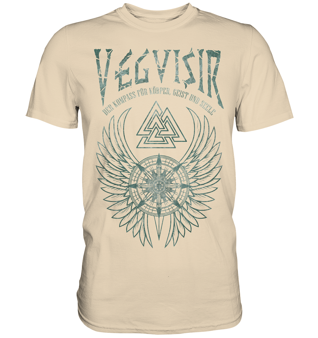 Vegvisir Der Kompass Für Körper, Geist und Seele - Premium Shirt