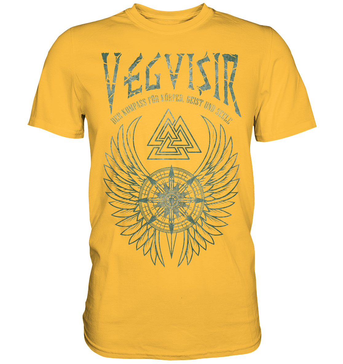 Vegvisir Der Kompass Für Körper, Geist und Seele - Premium Shirt