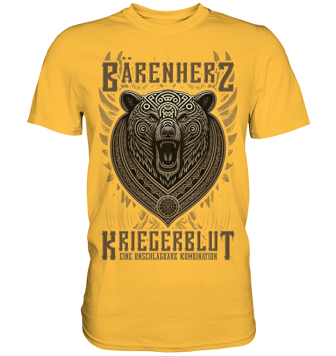 Bärenherz Kriegerblut - Premium Shirt