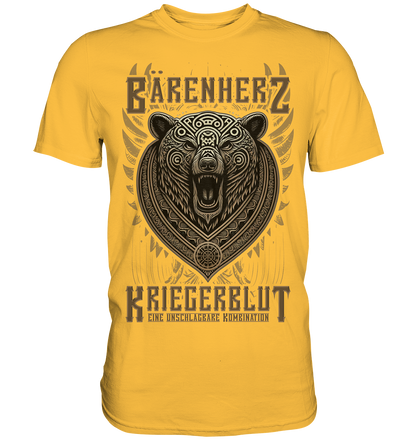 Bärenherz Kriegerblut - Premium Shirt