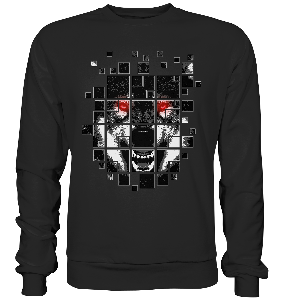 Fenrir Distorted - Premium Sweatshirt