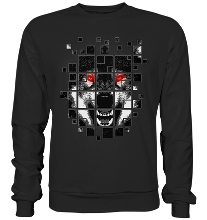 Fenrir Distorted - Premium Sweatshirt