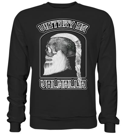 Ragnar Schädel(Schwarz-Weiß) - Premium Sweatshirt