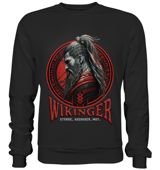 Wikinger Stärke Ausdauer Mut - Premium Sweatshirt