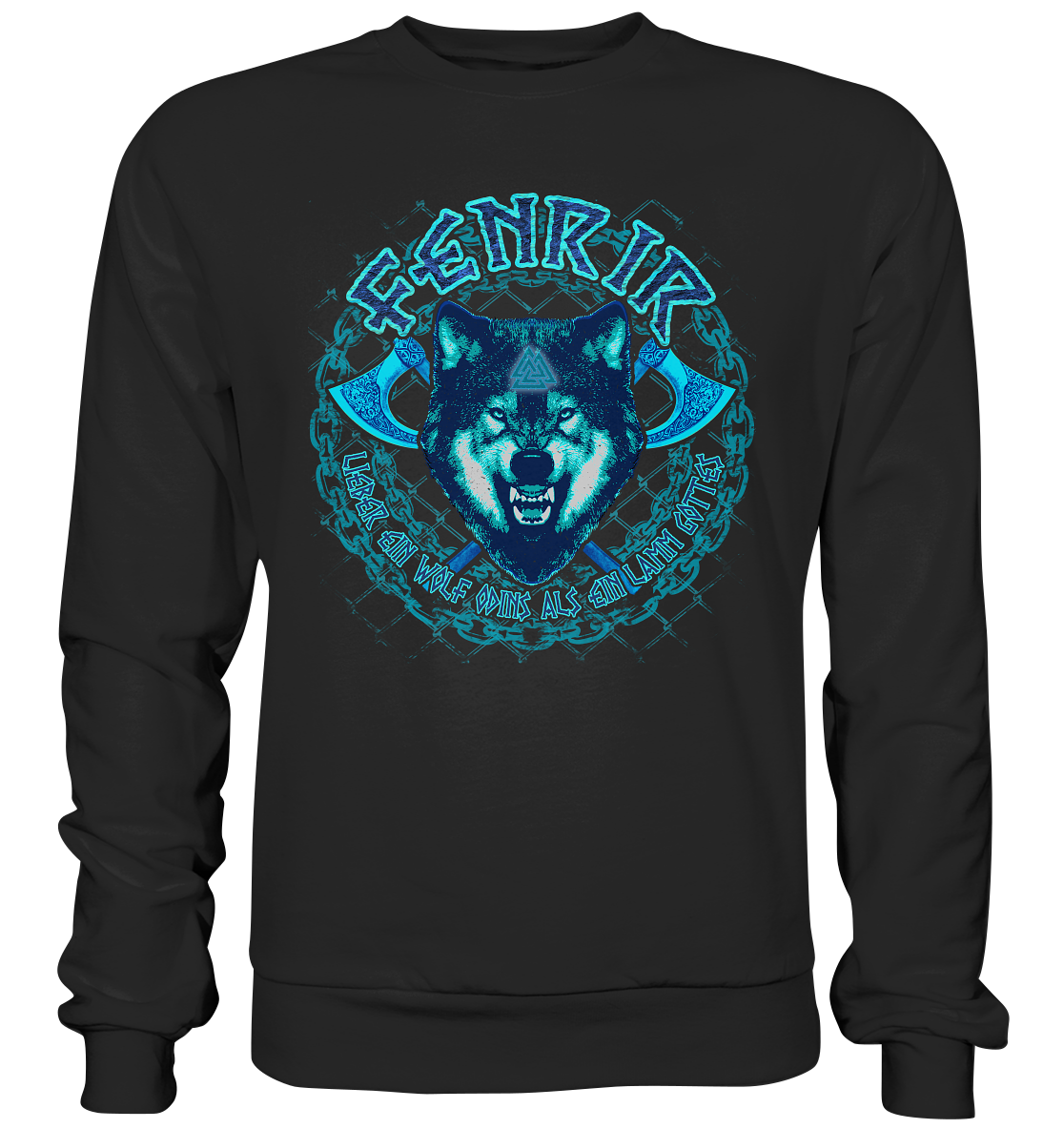 Fenrir Wolf - Premium Sweatshirt