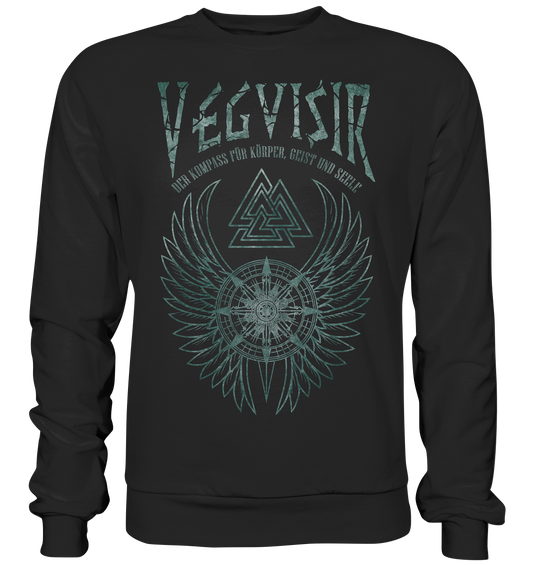 Vegvisir Der Kompass Für Körper, Geist und Seele - Premium Sweatshirt