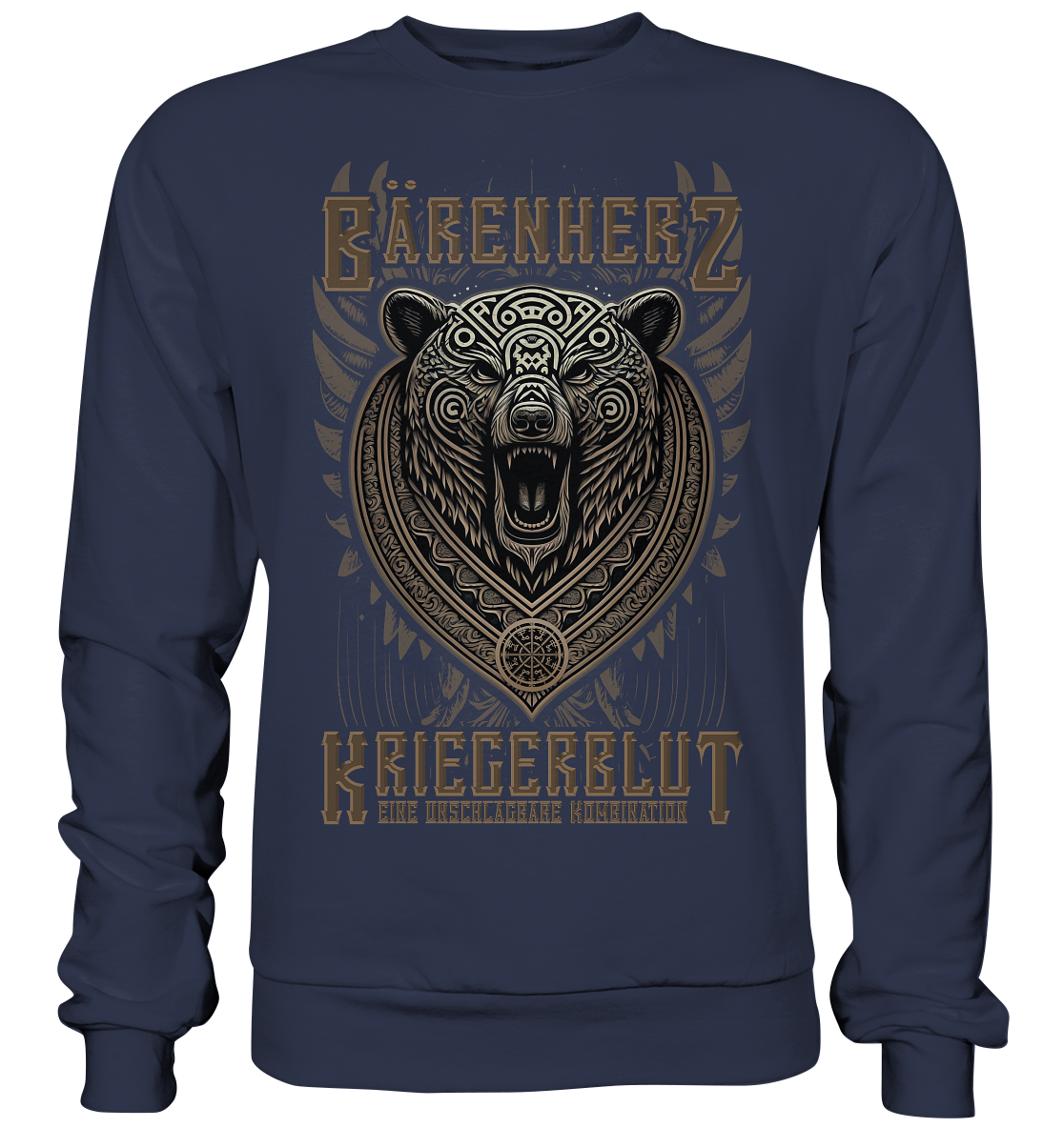 Bärenherz Kriegerblut - Premium Sweatshirt