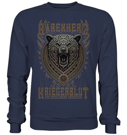 Bärenherz Kriegerblut - Premium Sweatshirt