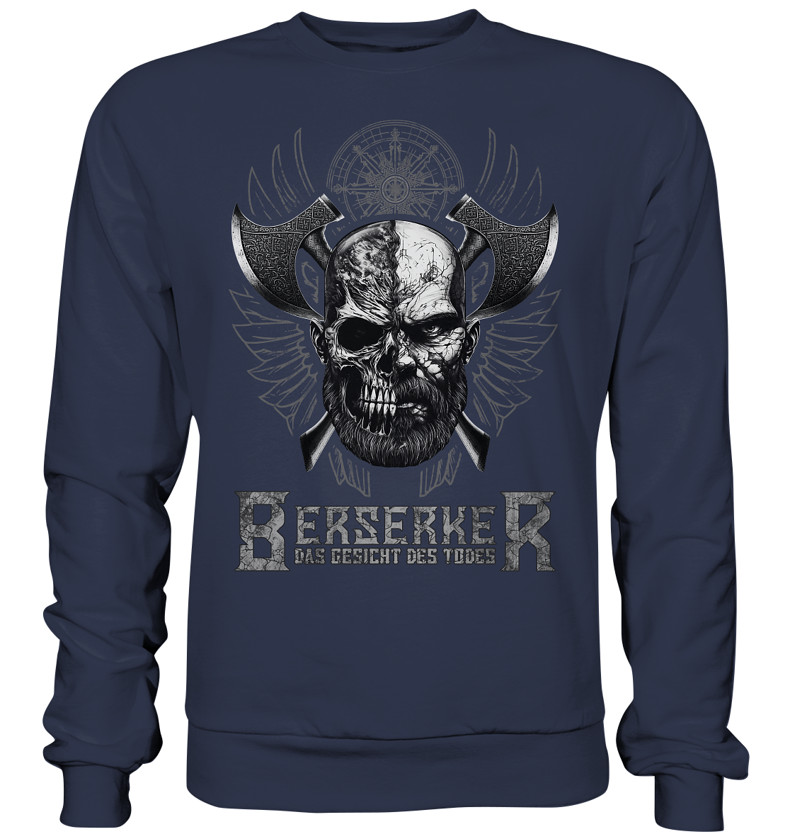 Berserker Gesicht Des Todes  - Premium Sweatshirt